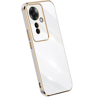 Pouzdro pro Oppo Reno 11F 5G, Glamour CamShield, bílé