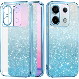 Pouzdro pro Xiaomi Redmi Note 13 5G, Glitter Case CamShield, modré