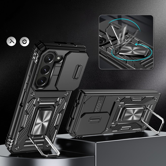 Pouzdro pro Samsung Galaxy Z Fold6 5G, CamShield Slide, černé