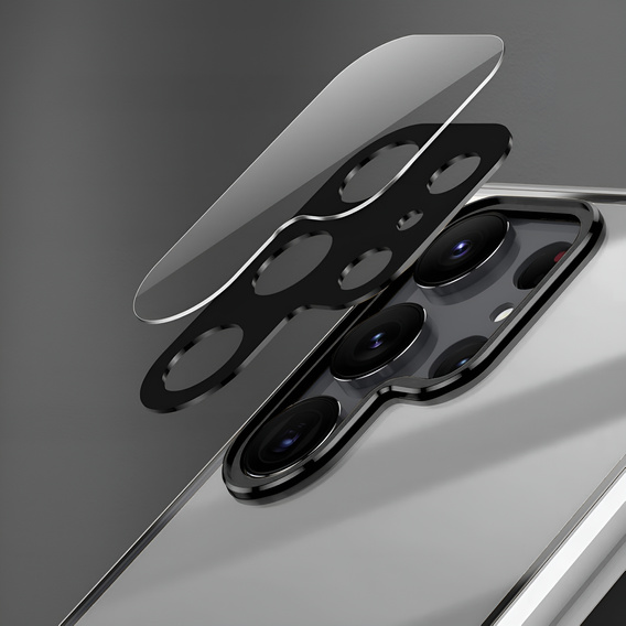 Pouzdro pro Samsung Galaxy S25 Ultra, Magnetic Dual Glass, stříbrné