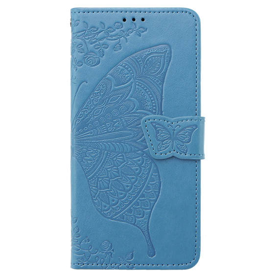 Klopové pouzdro pro Xiaomi Poco F6 Pro, Butterfly, modré