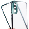 Pouzdro pro Samsung Galaxy S21, Magnetic Dual Glass, zelené