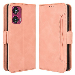 Klopové pouzdro pro Motorola Edge 50 Fusion 5G, Card Slot, růžové
