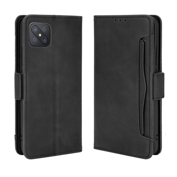 Klopové pouzdro pro Oppo Reno 4 Z 5G, Card Slot, černé