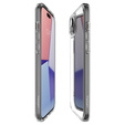 Pouzdro Spigen pro iPhone 15, Ultra Hybrid, průhledné + 9H tvrzené sklo
