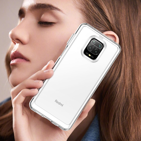Pouzdro pro Xiaomi Redmi Note 9S / 9 Pro / 9 Pro Max, Fusion Hybrid, průhledné