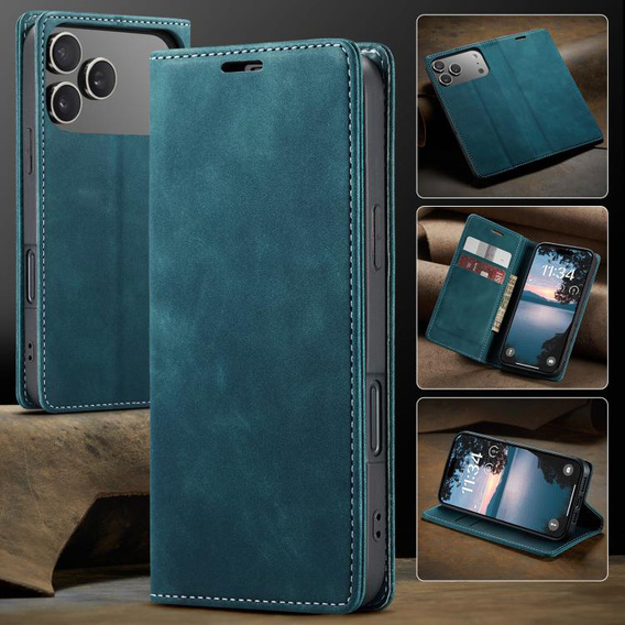ERBORD Vintage case - flipová peněženka pro iPhone 17 Pro Max