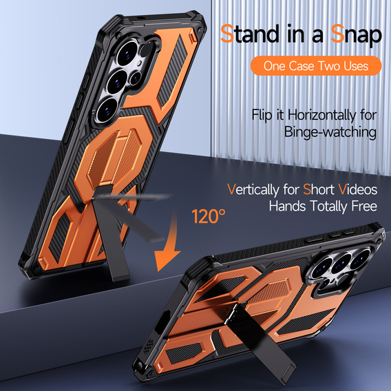 Ochranné pouzdro s podstavcem kompatibilní s MagSafe pro Samsung Galaxy S26 Ultra