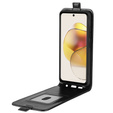Klopové pouzdro pro Motorola Moto G73 5G, Flip, černé