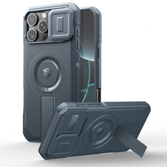 Pancéřové pouzdro pro iPhone 16, Dexnor CamProtect MagSafe, modré