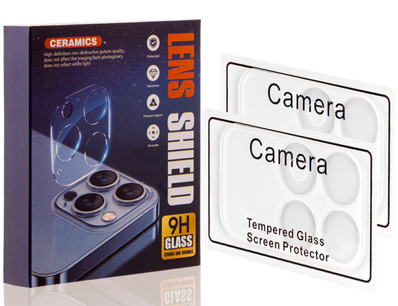 2x tvrzené sklo ERBORD pro fotoaparát Xiaomi Poco F8 Pro