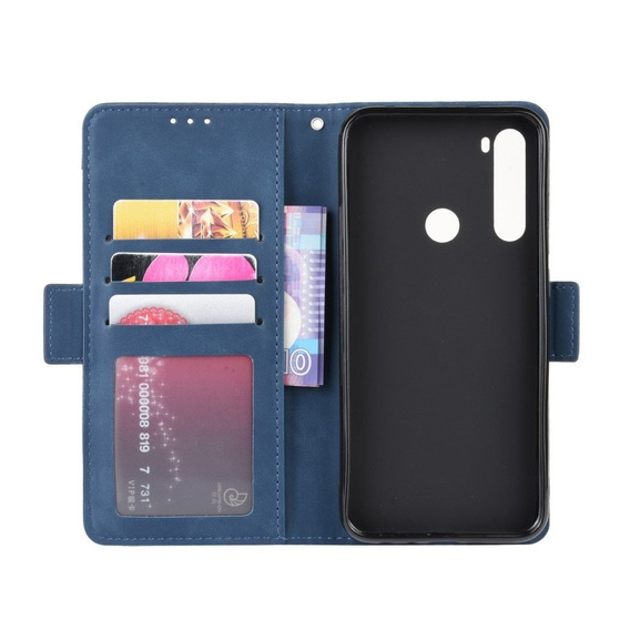 Klopové pouzdro pro Xiaomi Redmi Note 8T, Card Slot, modré