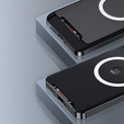 Ochranné pouzdro na fotoaparát pro Motorola Edge 50 Pro 5G, CamShield MagSafe, černé
