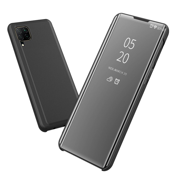 Pouzdro pro Huawei P40 Lite, Clear View, černé