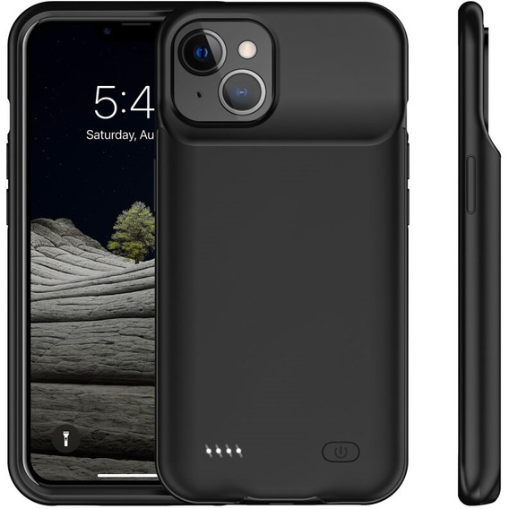 6500mAh bateriové pouzdro pro iPhone 13, černé