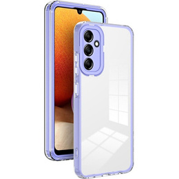 Pouzdro pro Samsung Galaxy A14 5G, Fusion Hybrid, transparentní / fialové