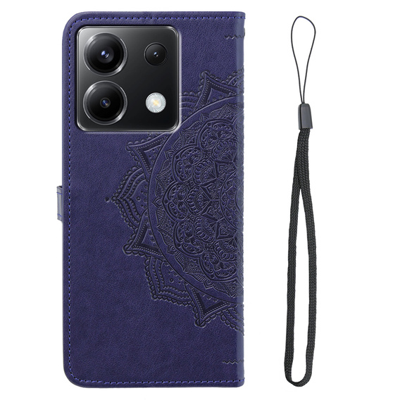 Klopové pouzdro pro Xiaomi Poco X6 5G, Mandala, fialové