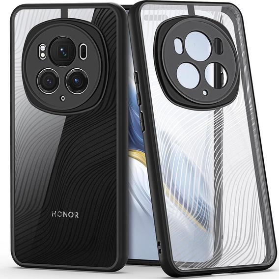 Pouzdro DuxDucis pro Honor Magic 6 Pro 5G, Aimo case, transparentní / černé