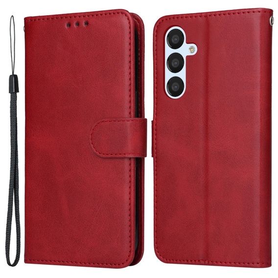 Klopové pouzdro pro Samsung Galaxy A54 5G, Leather Wallet, červené