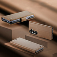 CASEME Litchi Peněženkové flipové pouzdro pro Samsung Galaxy Z Fold7 5G