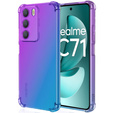 Pouzdro pro Realme C71, Gradient Dropproof, Fialová / modrá