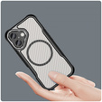 Pouzdro pro iPhone 16, Fusion Hybrid Carbon, pro MagSafe, černé