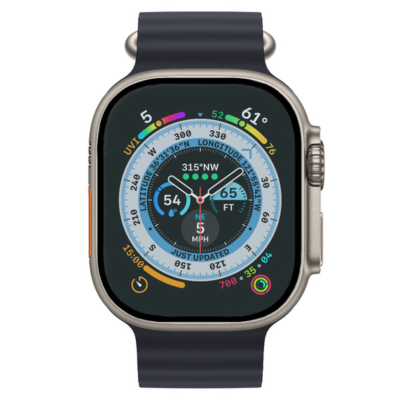 2x hybridní sklo ERBORD pro Apple Watch Ultra/Ultra 2 49MM