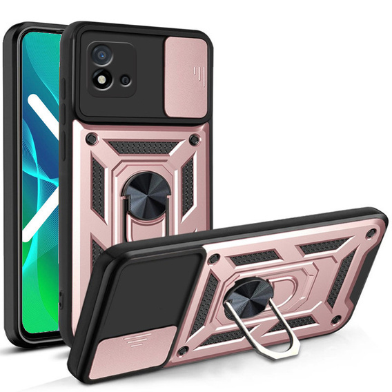 Pouzdro pro Realme C11 2021, CamShield Slide, růžové rose gold