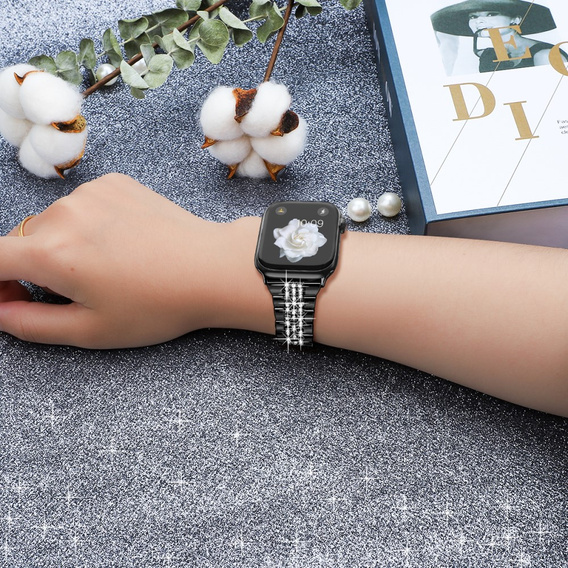 Bransoleta Milanese do Apple Watch 1/2/3/4/5/6/7/8/SE (38/40/41 MM) - Black