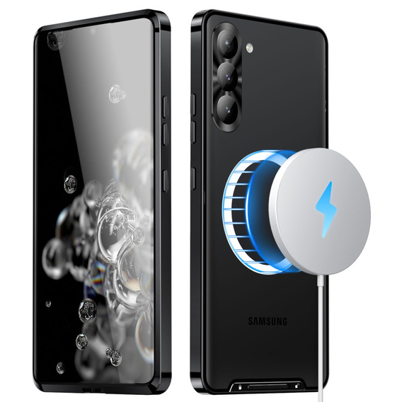Ochranné pouzdro na fotoaparát pro Samsung Galaxy S24+ Plus, CamShield MagSafe, transparentní / černé