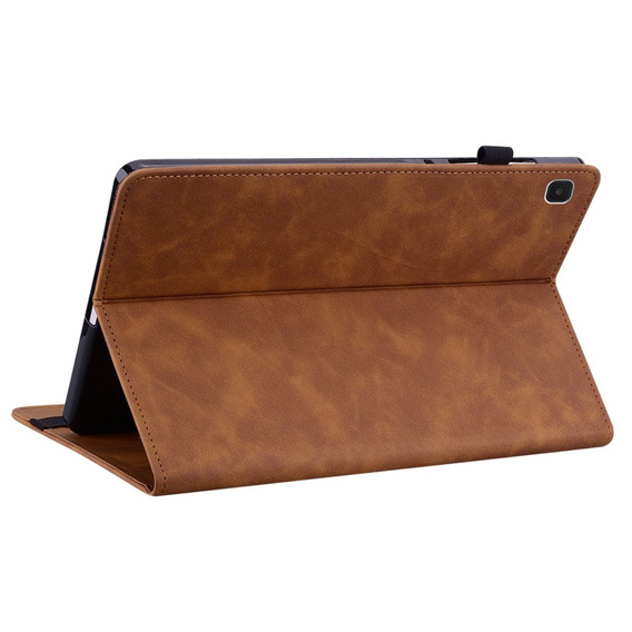 Pouzdro pro Samsung Galaxy Tab A7 Lite, Wallet Pen Slot, hnědé