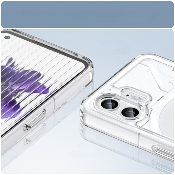 Pouzdro pro Nothing Phone 2, Fusion Hybrid, průhledné