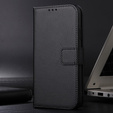Klopové pouzdro pro Infinix Hot 20i, Wallet Smart Magnet Case, černé