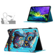 Pouzdro pro iPad 10.9" 2022 (10 gen.), s klopou, owl