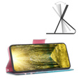 Klopové pouzdro pro Infinix Hot 30, Wallet, sakura, modré
