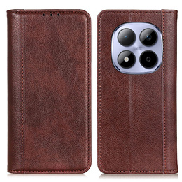 Pouzdro s klopou Split Leather pro Xiaomi Redmi Note 15 Pro Plus 5G