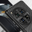 Pouzdro pro OnePlus 12 5G, Fusion Twill Stripe, transparentní / černé