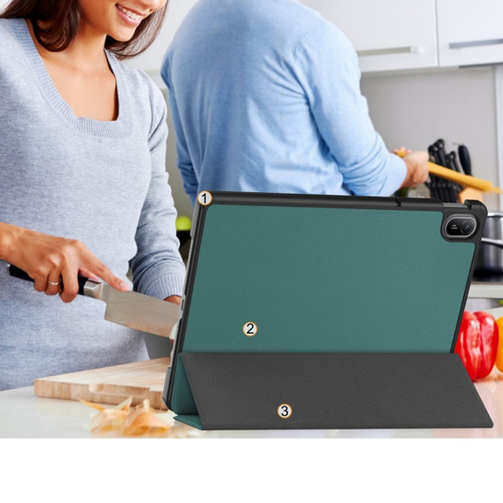 Pouzdro pro Huawei MatePad SE 11 2024, Smartcase, zelené