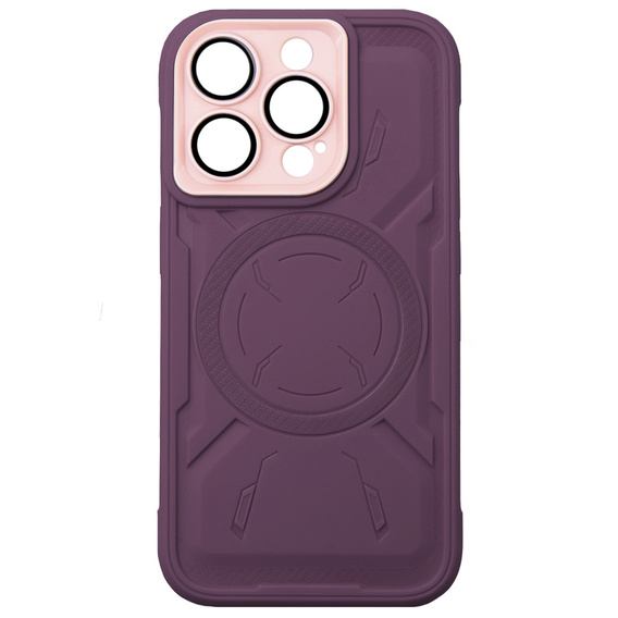 Pouzdro pro iPhone 15 Pro, ERBORD Armor Mag, kaštanové