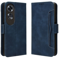 Klopové pouzdro pro Oppo A60, Card Slot, námořnicky modré