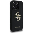 Pouzdro GUESS Grained Big 4G and Classic Logo pro iPhone 16 Pro