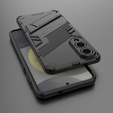 Pouzdro pro Samsung Galaxy S25 Edge, Military kickstand, černé