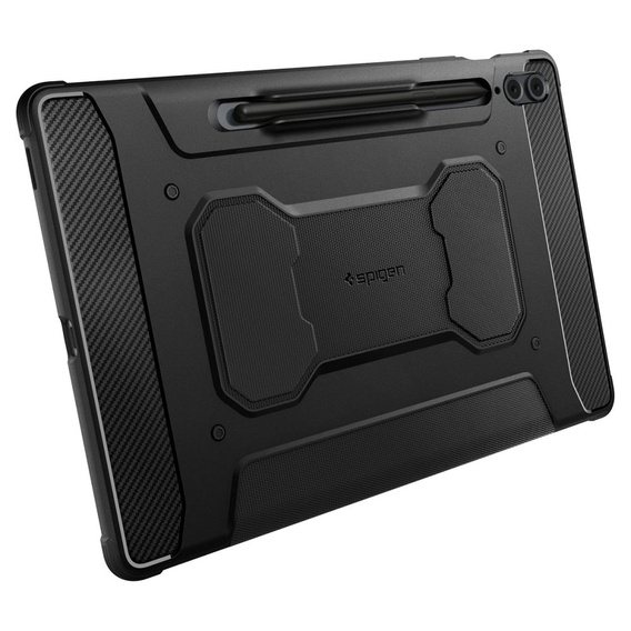Pouzdro SPIGEN Rugged Armor Pro pro Samsung Galaxy Tab S9 FE+ 12.4" (X610/X616B) – Černé