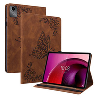 Pouzdro pro Lenovo Tab M11, Butterfly, hnědé