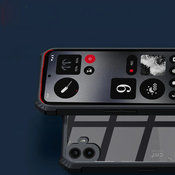 Pouzdro pro Nothing CMF Phone 1, AntiDrop Hybrid, černé