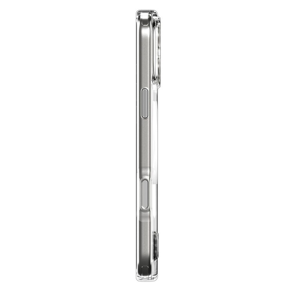 Spigen Ultra Hybrid "S" MagSafe pouzdro pro iPhone 17 Pro, čiré / bílé