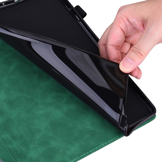 Pouzdro pro Xiaomi Redmi Pad SE 8.7, Classic, s prostorem pro stylus, zelené