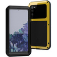 Pouzdro Love Mei pro Samsung Galaxy S20 FE 4G/5G, armored with glass, žluté