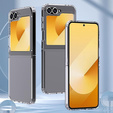 Pouzdro pro Samsung Galaxy Z Flip7 FE / Z Flip6, Fusion Hybrid, průhledné