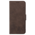 Klopové pouzdro pro Oppo A38 4G / Oppo A18 4G, Card Slot, hnědé